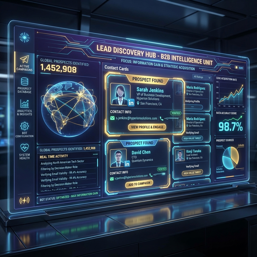 Automating B2B Prospecting with a Natural Language AI Sales Bot