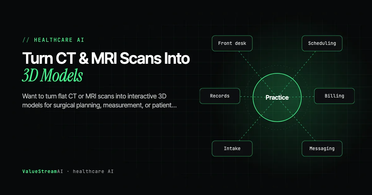 How to Turn CT and MRI Scans Into 3D Models for Surgical Planning