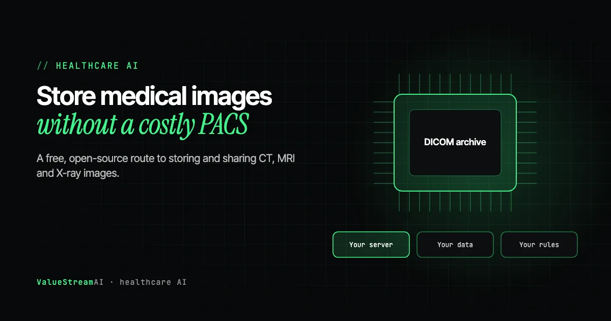 How to Store and Share Medical Images Without an Expensive PACS